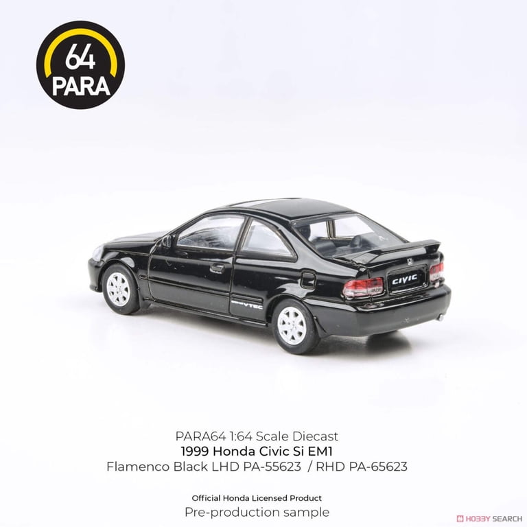 Paragon 1999 Honda Civic Si EM1 Flamenco with Sunroof 1-64 Scale