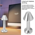 thumbnail image 3 of Lámpara Táctil LED, Luz De Mesa Inalámbrica Recargable 3 Colores De Luz Para La Cama, Estantería, Comedor, 3 of 7