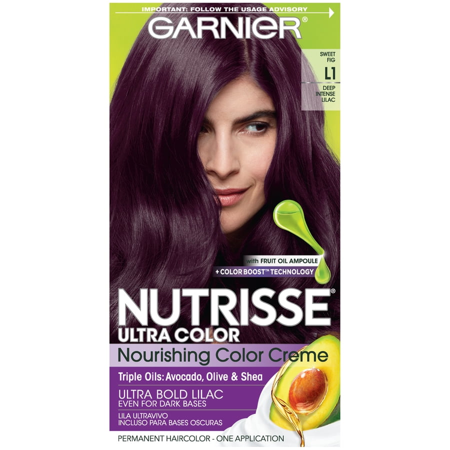 Garnier Nutrisse Ultra Color Nourishing Bold Permanent Hair Color Creme, L1...