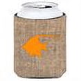 thumbnail image 2 of Fish - Angel Fish Burlap and Orange BB1019 Can or Bottle Hugger, 2 of 2