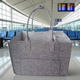 thumbnail image 3 of Misright Foldable Felt Carryall Bag Multiple Compartments For Daily life Use, 3 of 8