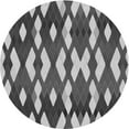 thumbnail image 1 of Ahgly Company Indoor Round Patterned Gray Cloud Gray Area Rugs, 8' Round, 1 of 6