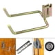 thumbnail image 4 of Ganchos en forma de E Almacenamiento Multifuncional Colgante Metal Curvo Cromo Gancho Perchero Percha para Taller Baño Ropa Festival Luces Soledad Ganchos en forma de E, 4 of 9