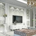 thumbnail image 5 of Moocorvic Luxury 3D Damask Embossed Wallpaper Rolls Home Art Decor, 5 of 6