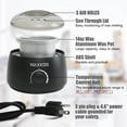 thumbnail image 2 of Wax Warmer Waxkiss de 400 ml para depilación con recipiente de aluminio, 2 of 6