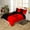 Black Red, variant on Erosebridal Western Cowboy Duvet Cover King,Red Black Comforter Cover King,Teen Bedroom Decor,Reversible,Lightweight,3-Piece(No Comforter)
