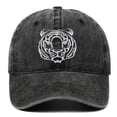 thumbnail image 1 of Visor Baseball Cap With Embroidery for Outdoor Casual Wear Unisex Distressed Washed Sun Hat of Versatile Everyday Style, 1 of 3
