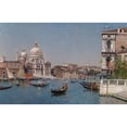 thumbnail image 2 of Martin Rico y Ortega 14x11 Gold Ornate Wood Frame and Double Matted Museum Art Print Titled - The Grand Canal, Venice (circa 1890), 2 of 4