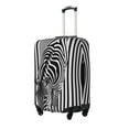 thumbnail image 2 of Salouo Optical Zebra Illusion Pattern Travel Dust-proof Suitcase Cover, Softside Suitcase Protector Luggage Cover Protector for 18-32inch ,Not Included Suitcase, 2 of 8