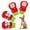 Snowman, variant on Christmas Small Dog Socks, Anti Slip Puppy Socks for Hardwood Floors, Doggy Paw Traction Socks, Indoor Dogs Cats Mittens Prevent Licking Slipping, Pets Paws Protection Foot Grippy Socks