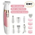 thumbnail image 7 of MesaSe 5 In 1 Eyebrow Trimmer for Women, Facial Hair Remover, Electric Eyebrow Razor Painless Rechargable USB for Eyebrow Nose Facial Body Upper Lip, 7 of 7
