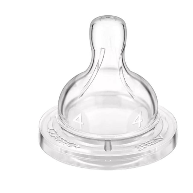 4 Pzs Tetinas Philips Avent Anticólicos Flujo Rápido SCY764/04 Resistentes