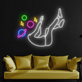 thumbnail image 2 of C-craft Space Head Neon Sign for Living Room Wall Decor Space Themed Bedroom, 2 of 4