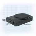 thumbnail image 4 of BOSS Audio Systems SLIM10 Elite Series subwoofer para automóvil con alimentación de 10 pulgadas: perfil bajo, control remoto del subwoofer, amplificador incorporado, debajo del asiento, 4 of 5