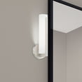 thumbnail image 2 of Livex Lighting Visby 8W LED Contemporary Metal ADA Wall Sconce in Brushed Nickel, 2 of 8
