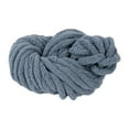 thumbnail image 2 of Abbraccia Chunky Chenille Yarn for Crocheting, Bulky Thick Yarn for Knitting,Super Bulky Chunky Yarn for Hand Knitting Blanket Dark Gray, 2 of 9