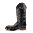 thumbnail image 6 of Men’s Leather Cowboy Boot Square Toe Embossed Python Print, 6 of 7