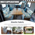 thumbnail image 3 of Uorisanigo Blue Sea Turtle RV Dinette Cushions Covers Elastic Camper Sofa Cushions Cover Replacement Couch Cushion Slipcovers Washable Car Loveseat for RV Travel Trailer Couch, 3 of 7