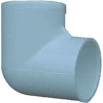 Genova Products PVC Elbow - 90 Degree, Durable - 1" x 3/4", White