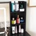 thumbnail image 7 of OXYLIFE Black Makeup Vanity Dressing Table with Mirror, 5 Drawers and Shelves (Square Lighted Mirror ), 7 of 7