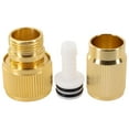 thumbnail image 4 of Expandable Hose Repair Adaptor Garden Hose Fitting Brass Hose Connector,Pack of 2, 4 of 9