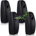 thumbnail image 3 of Yolispa 4 Pack Automatic Air Freshener Spray Dispenser, Automatic Timed Scent Dispenser Machines, Wall Mount for Bedrooms Bathrooms Home Office, Hotels, Black, 3 of 9