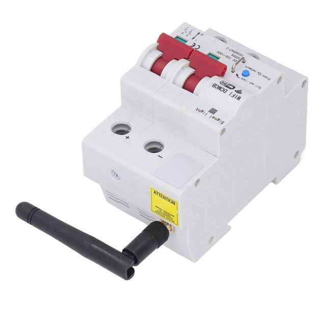 Disyuntor WiFi Inteligente, Larga Vida útil Ignífuga Del Disyuntor Inteligente DC10-100V Para El Hogar