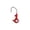 B#100, variant on Red Fishing Jig with Offset Hook and 3D Prey Detailing for Bass Trout – Weedless Design, Natural Movement, Snag-Resistant Soft Bait Compatibility
