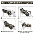 thumbnail image 7 of GreenJoy Recovery Suit for Dog, Cat Abdominal Wounds, Pet Surgery Recovery Snugly, Cone & Collars, 7 of 7