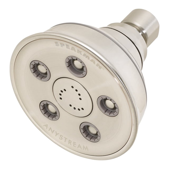 Speakman Níquel Cepillado S-3014-BN-E2 Caspian Anystream Alcachofa de Ducha Ajustable 2.0 GPM