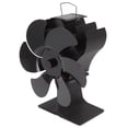 thumbnail image 1 of Ventilador De Estufa De 6 Aspas, Ventilador De Estufa De Calor Resistente A Altas Temperaturas, Arranque Automático, Negro, Para El Hogar, 152mm, 1 of 7