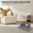 thumbnail image 3 of Elevated Cat Bowls Summark, antivómitos mejorados, con tapete para comida, 3 of 7
