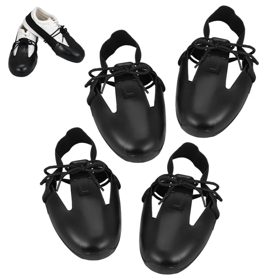 KALLORY 2Pairs Safety Steel Toe Shoe Covers with Wear Resistant Sole for Outdoor Use