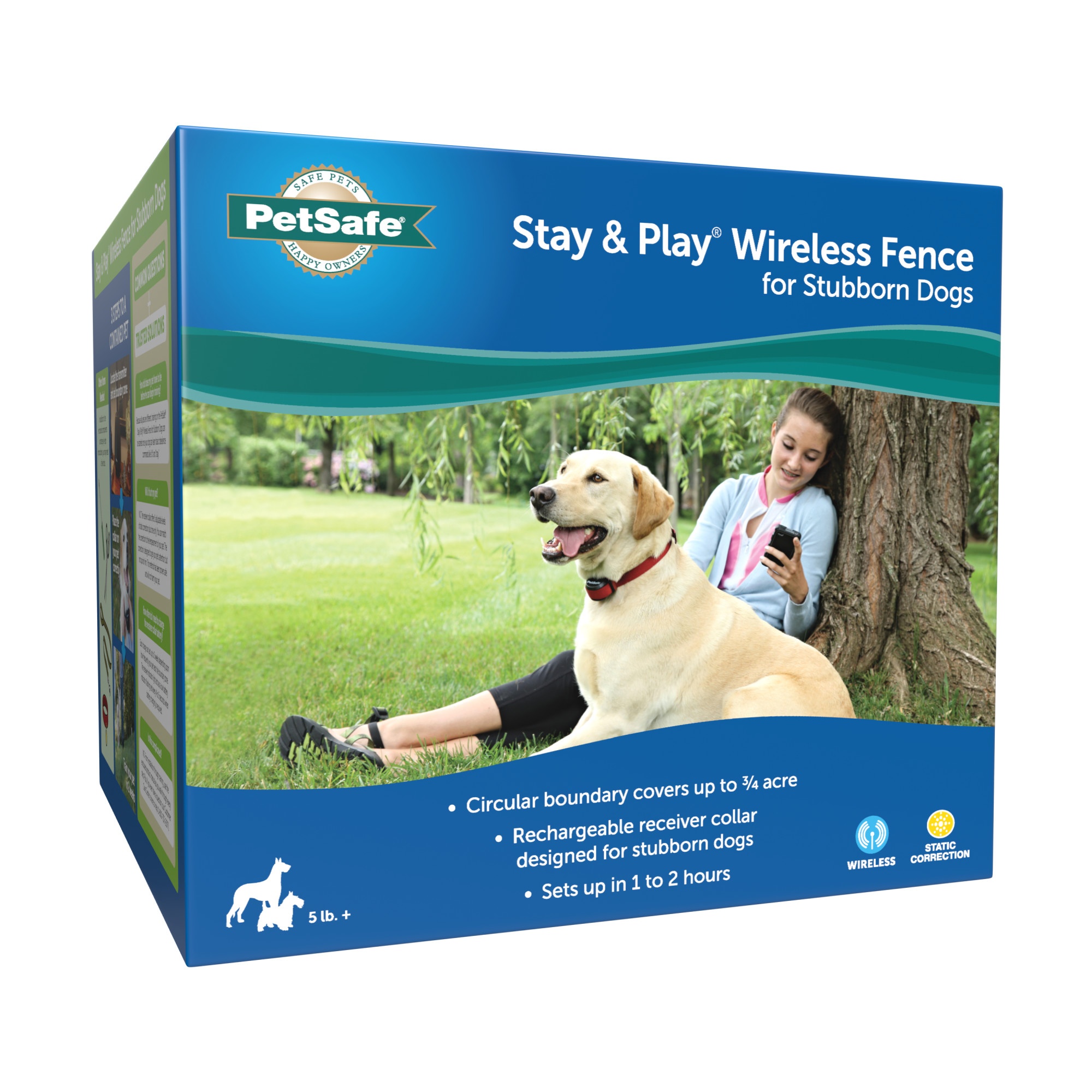 Petsafe stay & play wireless fence for stubborn dogs Clearance