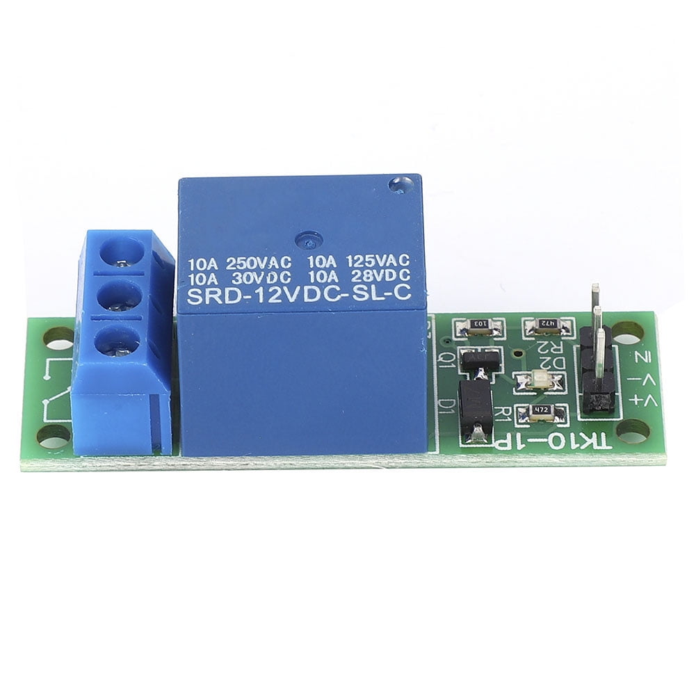 Suodoka 10pcs DC 12V 1 Channel Relay Board Module High Level Trigger for Arduino (6.30 inches / 16 cm)