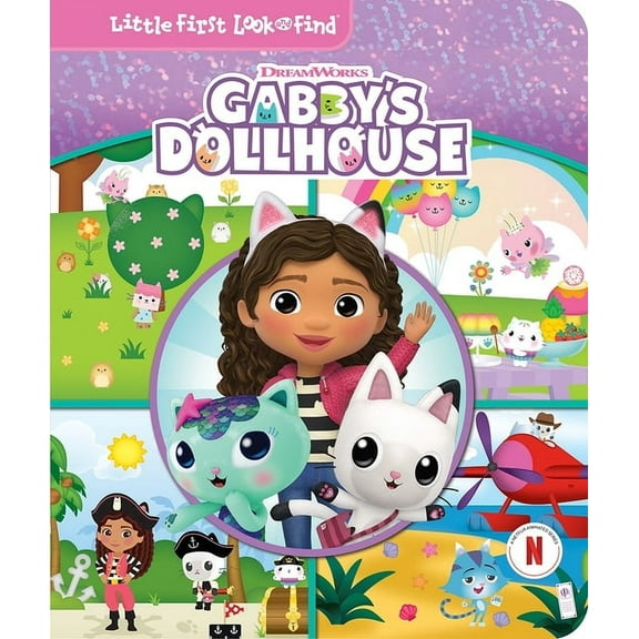 DreamWorks Gabby's Dollhouse: Little First Look and Find, (Board Book)