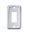 thumbnail image 2 of RV Designer S381 DC Rocker Switch 10 Amp Mounting Plates - White, Single, 2 of 2