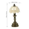thumbnail image 2 of HIBIBUD Mini Bedside Light Small Lamp Vintage Decor Office Baby Small Decorative Lamp White, 2 of 7