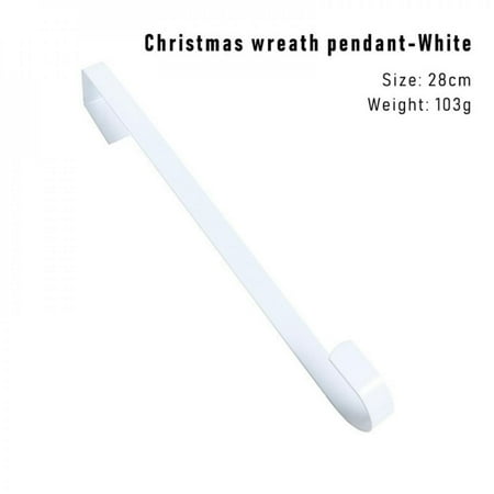 

Wreath Hook Christmas Wreath Hooks Wreath Door Hanging Hooks Silver Painted Strong Durable Hanger