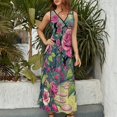 thumbnail image 2 of Rose Vestido Sin Mangas Para Mujer, Traje De, Ropa De Cumpleaños, Verano, 2 of 5