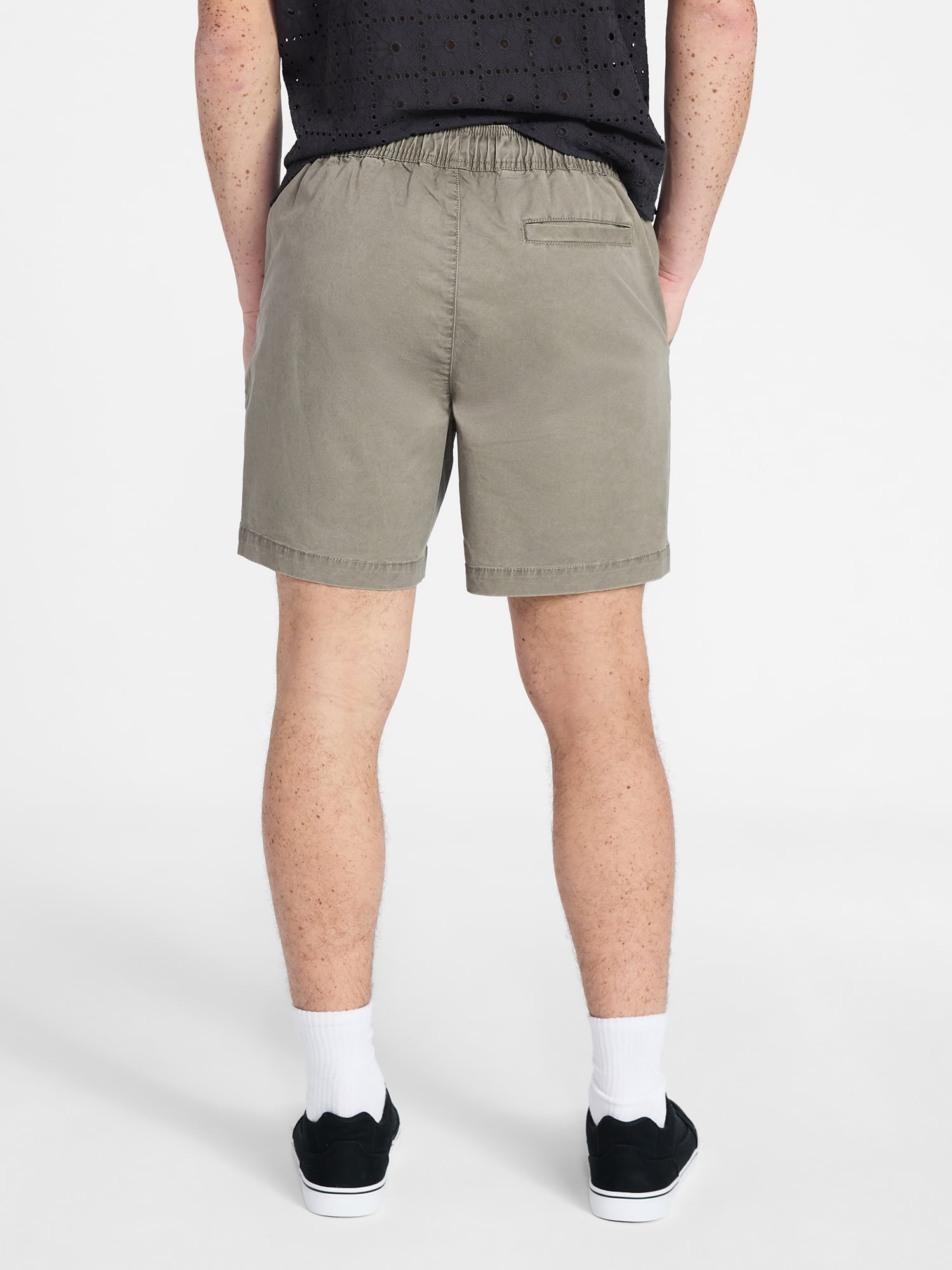 No Boundaries Flat Front Shorts, 6" Inseam, Men's XS-5XL