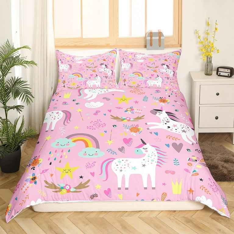 Pastel shop unicorn bedding