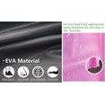 thumbnail image 4 of 2 ponchos de lluvia con capucha EVA impermeables y translúcidos, impermeables, unisex, reutilizables para viajes, acampadas, senderismo, vacaciones, paquete de 2, color blanco, 4 of 5