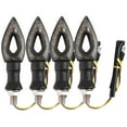 thumbnail image 1 of Clignotants de Moto, 4pcs Clignotants Universels de Moto Clignotants Clignotants Imperméables Design Révolutionnaire, 1 of 8