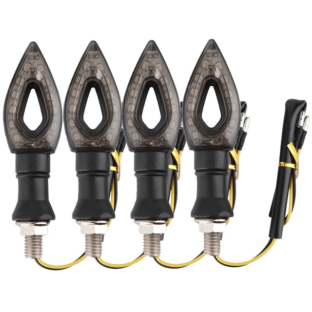 Clignotants de Moto, 4pcs Clignotants Universels de Moto Clignotants Clignotants Imperméables Design Révolutionnaire