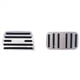 thumbnail image 3 of Foot Pedal Covers Gas Brake and Accelerator Pedal Pad,Silver, 3 of 5