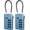 Blue, variant on TSA Approved Luggage Lock | Inspection , 4-Digit Combination, Durable Zinc Alloy | for Suitcases, Backpacks, Travel Bags | Black, 1-Pack