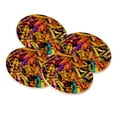 thumbnail image 1 of KuzmarK Sandstone Drink Coaster (set of 4) - Color Crayons, 1 of 1