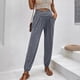 thumbnail image 5 of Stylish Women's Home Pants High Waist Loose Cuff Casual Trousers, 5 of 5