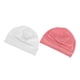 thumbnail image 4 of 2 gorros de dormir suaves para correr, andar en bicicleta, viajar y dormir. Rosa y blanco, 4 of 9